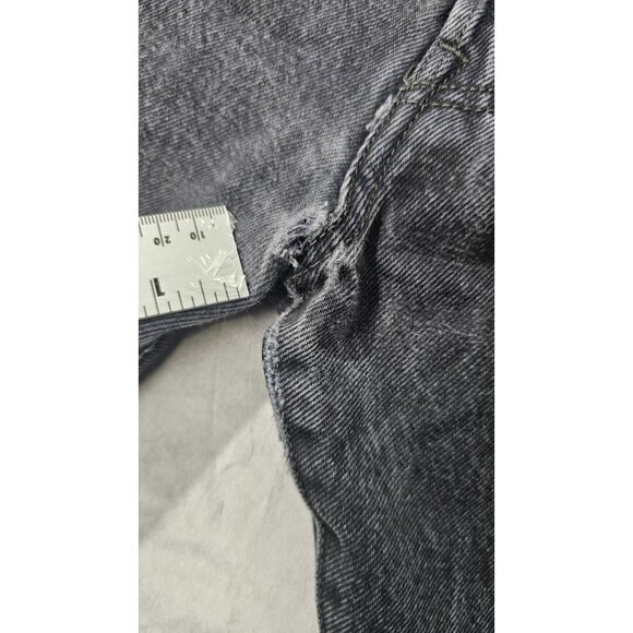 Levis 501 Jeans Mens 40x32Black Denim Button Fly Straight July 2011 - Picture 6 of 10